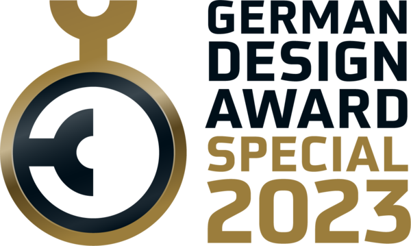 Badge “German Design Award Special 2023”.